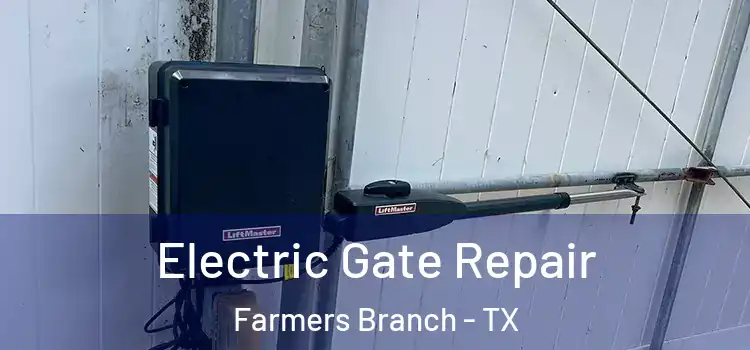 Electric Gate Repair Farmers Branch - TX