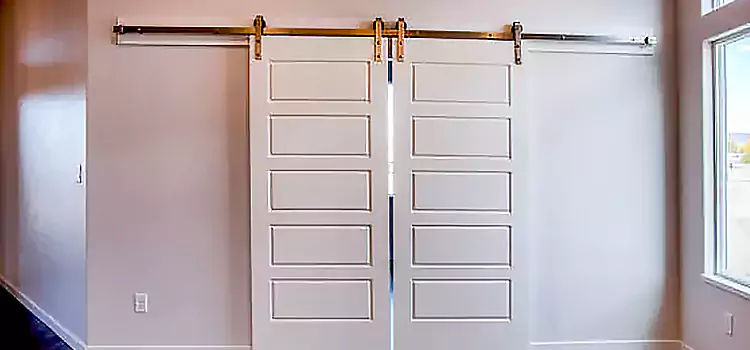 Glass Barn Door with Installation Hardware Kit Farmers Branch